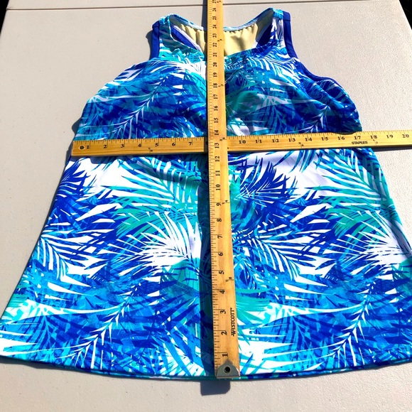 Swimsuits for All Women’s Swimsuit Bathing Suit High Neck Bikini Tankini L 14 - Picture 7 of 9